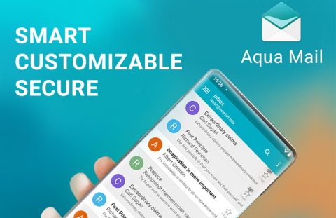Новое видео Aqua Mail затрагивает безграничные возможности электронной почты и ее индивидуальную настройку.