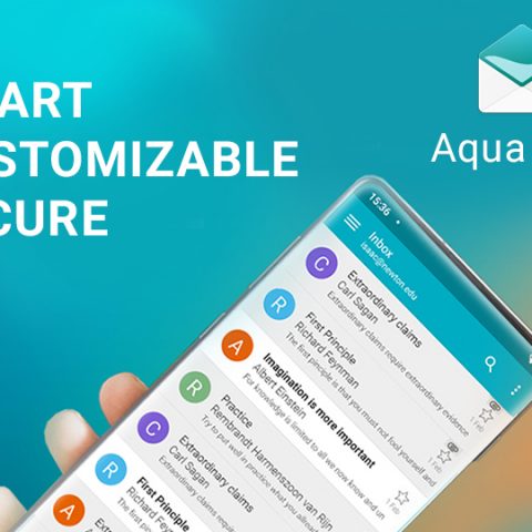 Новое видео Aqua Mail затрагивает безграничные возможности электронной почты и ее индивидуальную настройку.