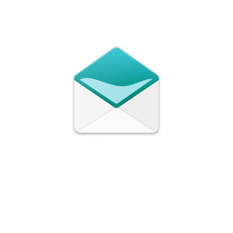 AquaMail logo square white