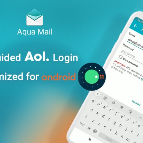 Merci d’avoir choisi Aqua Mail. Voici les nouveautés de la version 1.32