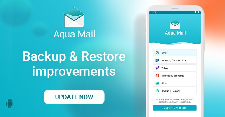 Aqua Mail 1.38.1 ist jetzt verfügbar! Folgendes haben wir geändert