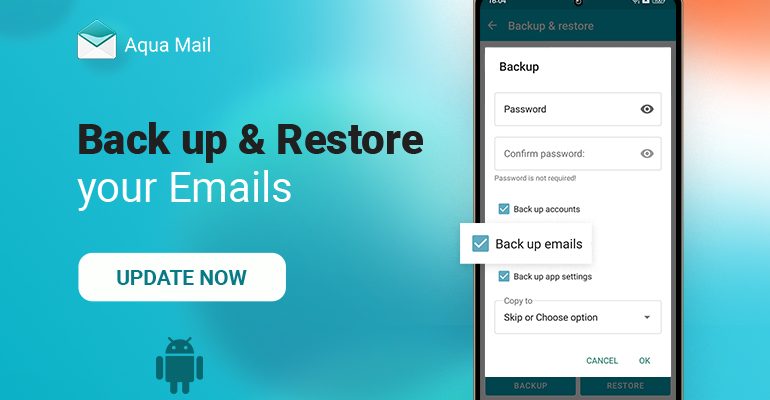 Back up your emails and stop losing your files