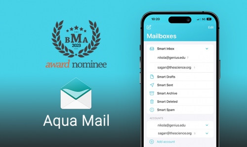 Vote for Aqua Mail iOS in the “Best New Mobile App” competition