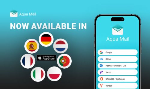 Aqua Mail iOS is now available in more languages