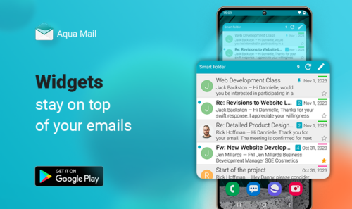 Maximize Your Productivity with Aqua Mail’s Powerful Android Widgets